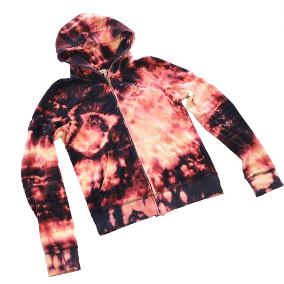 Reverse Dyed Dark Juicy Zip Sweater - Picture 4 of 7